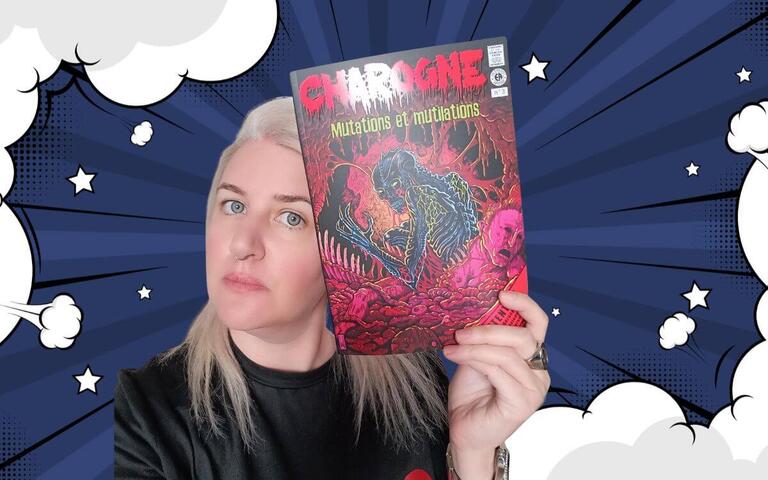 1er scénario de BD horreur par Violaine De Charnage : « No Pain No Gain » dans Charogne 3.
